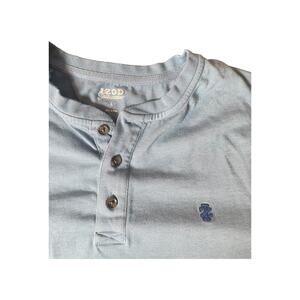 IZOD Saltwater Classic Fit Long Sleeve Henley - Men's Large